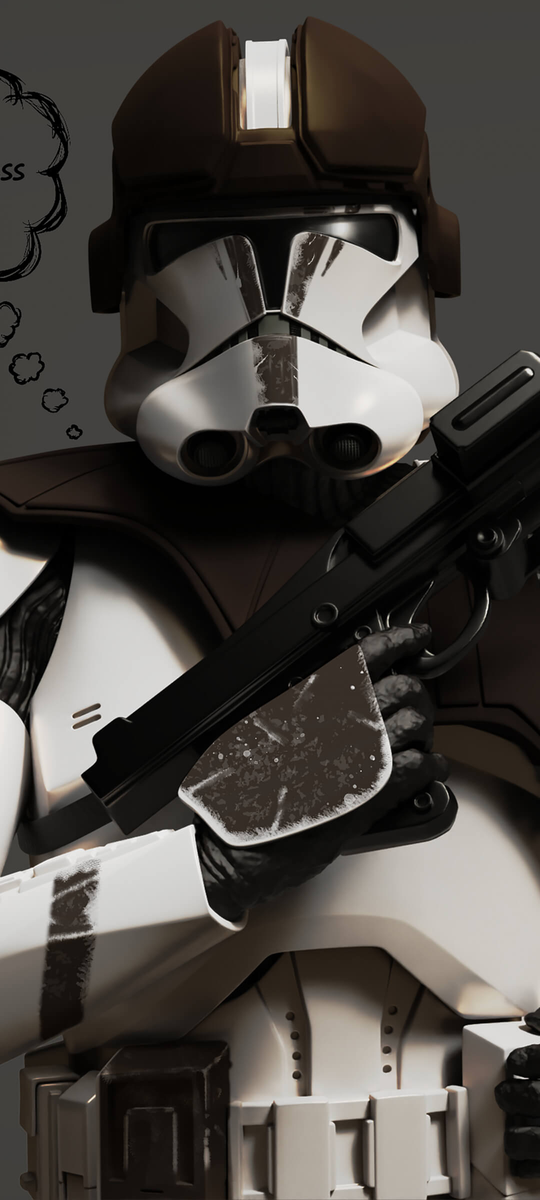 Star Wars Clone Trooper 3D Wallpaper