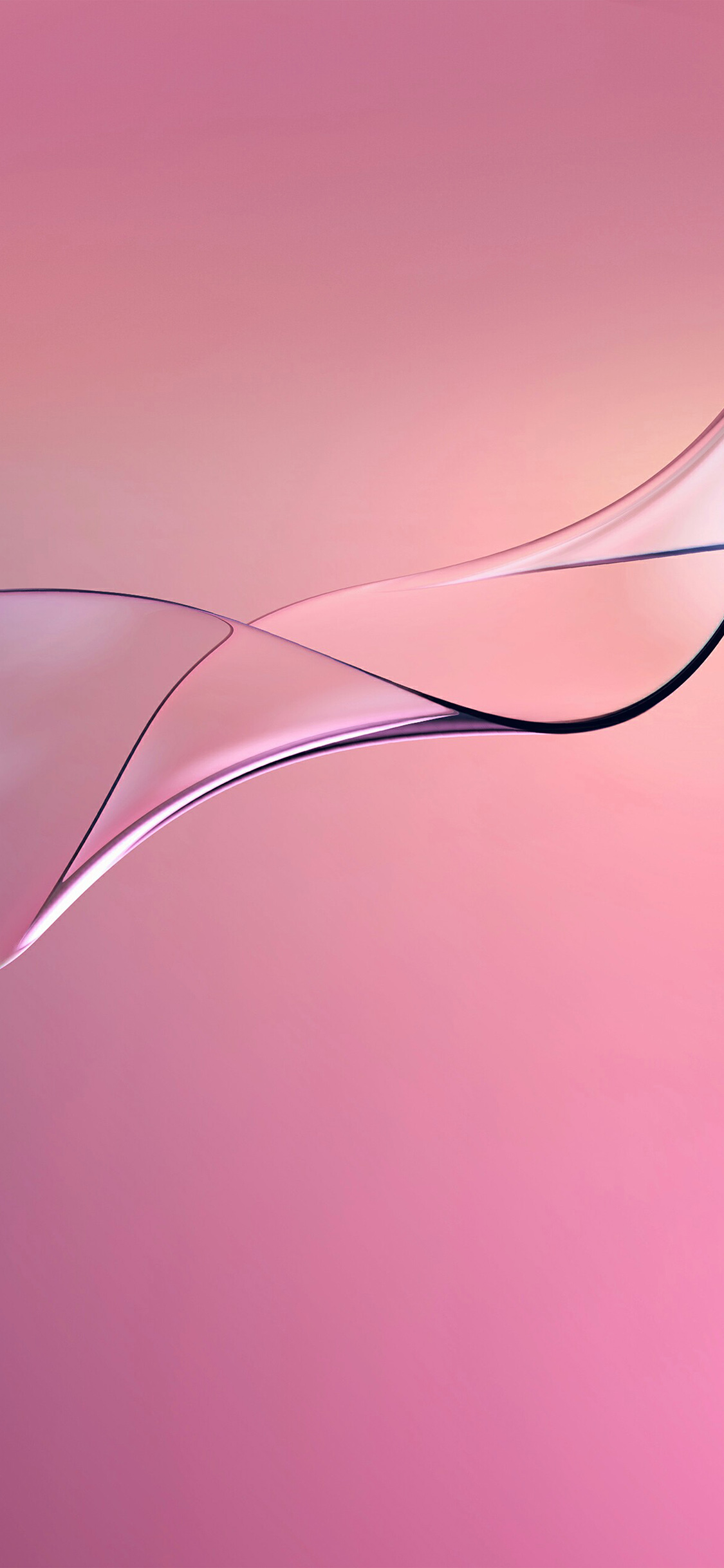 Curves Pink Abstract Pattern