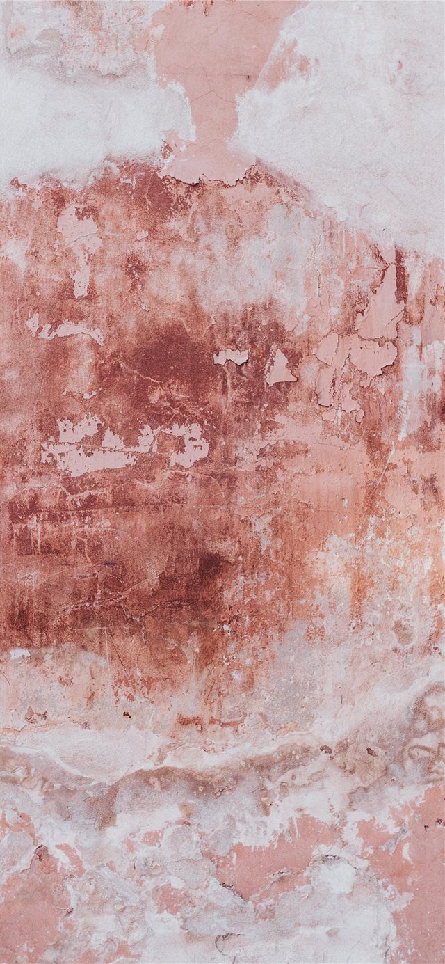 Pink damaged wall iPhone X Wallpaper
