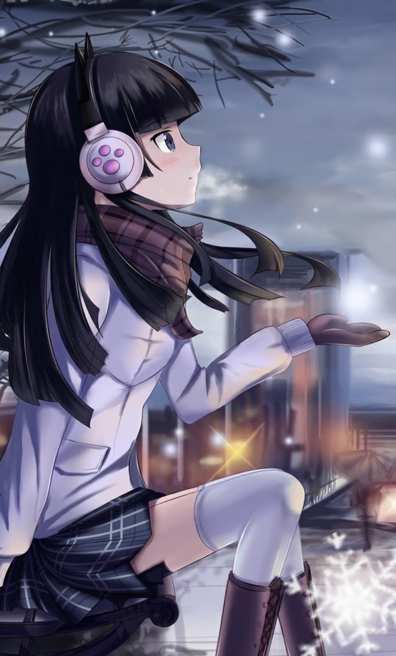 Gorgeous Anime Girl Phone Wallpaper