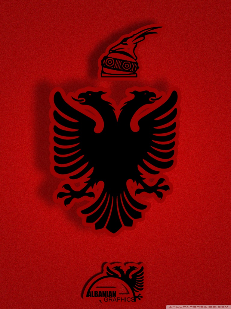 Albanian Flag Ultra HD Desktop