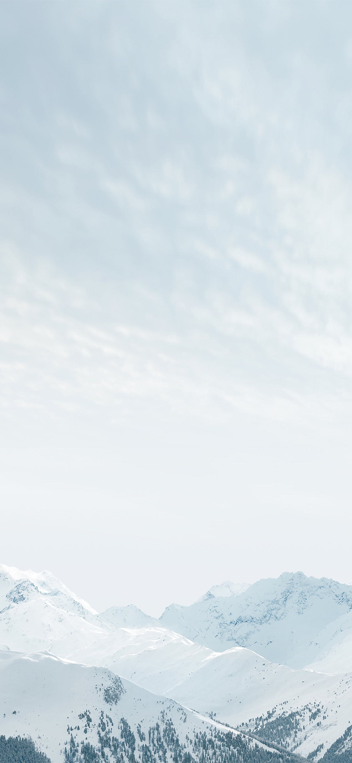 Wallpaper Snow Mountain Ios8