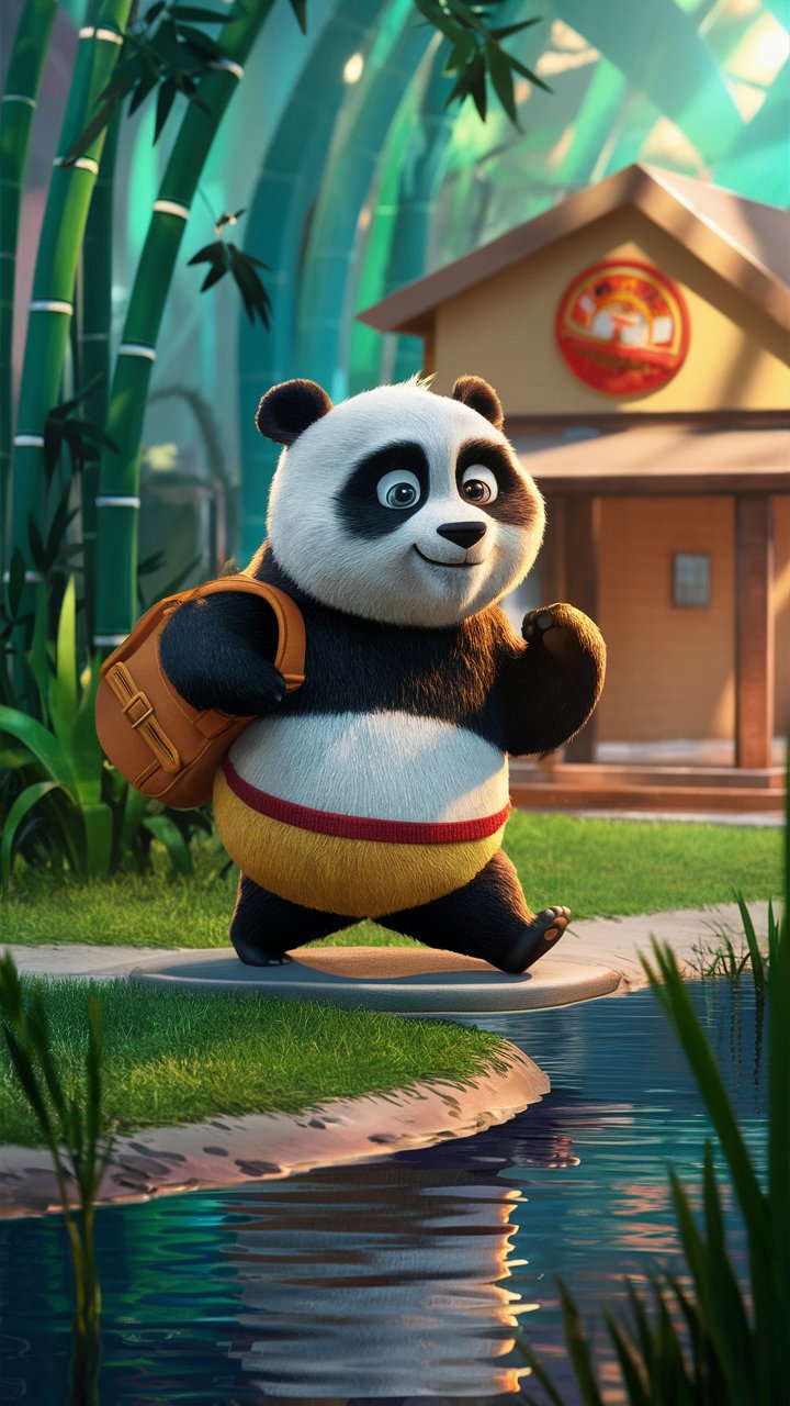 HD Mobile Wallpaper of Cute Kung Fu