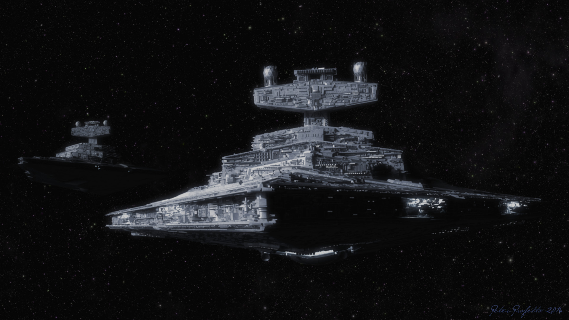 Star destroyers from star wars