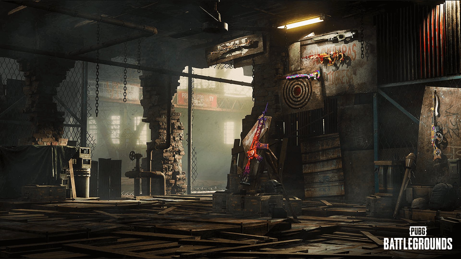 Desolate Warehouse” custom Lobby Skin