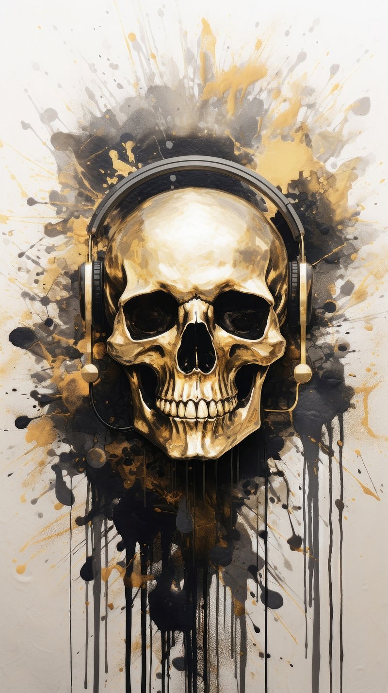 iPhone Wallpaper Skull Image. Free
