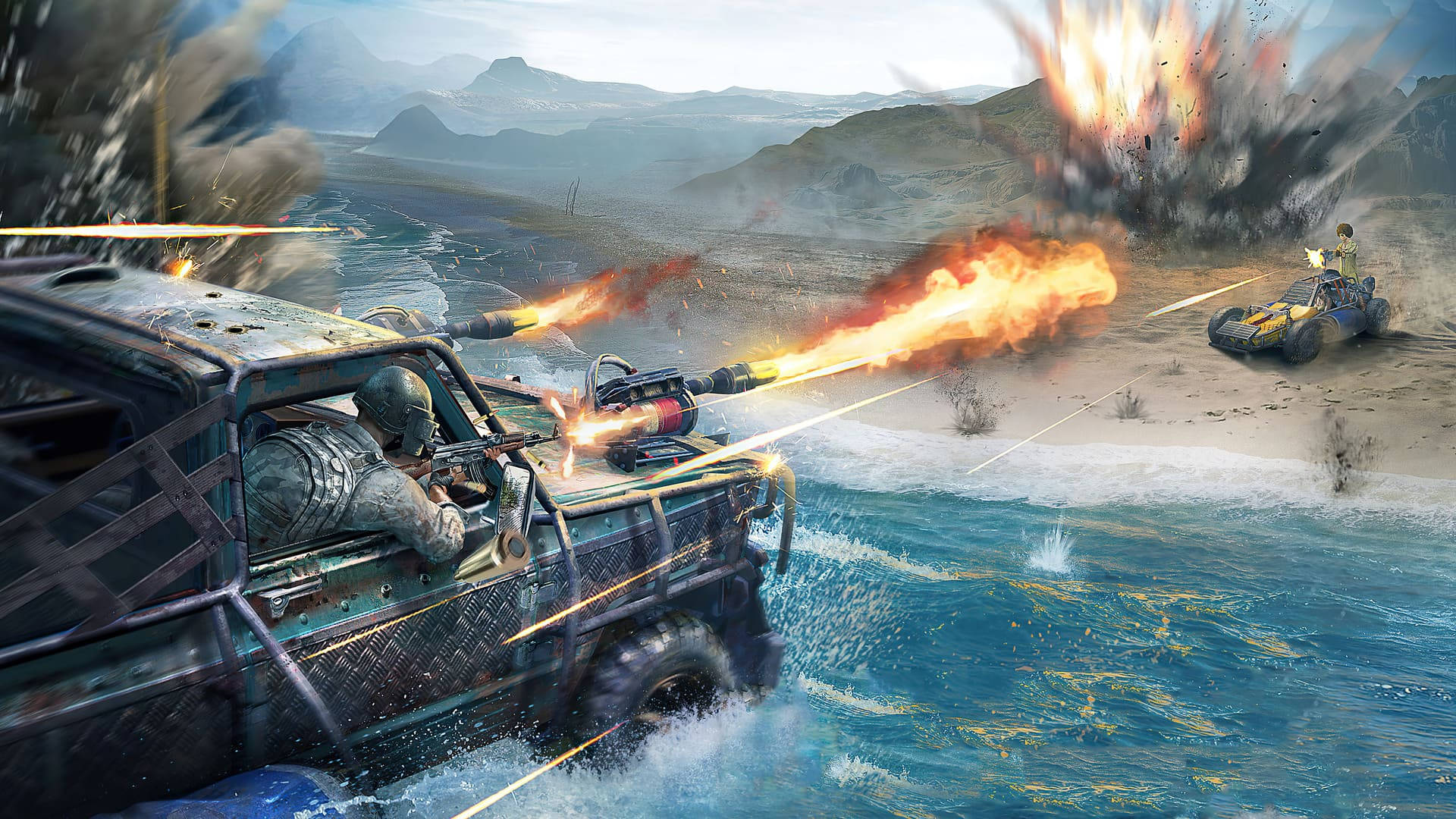 Download free Pubg Ocean Shore 4k