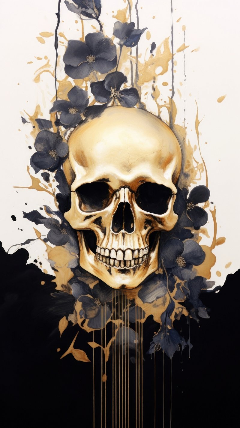 iPhone Wallpaper Skull Image. Free