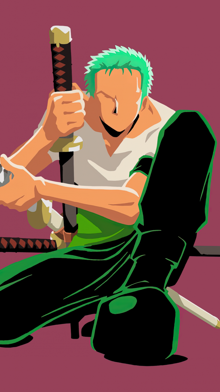 Roronoa Zoro Wallpaper 4K, Illustration