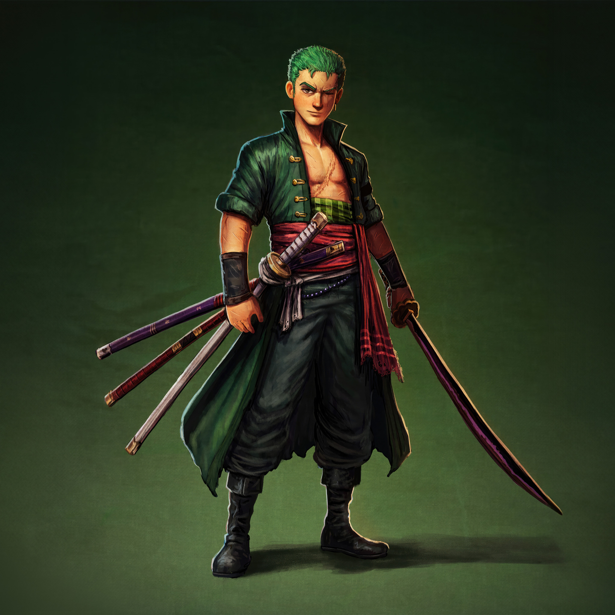 Roronoa Zoro iPad Air , HD 4k Wallpaper