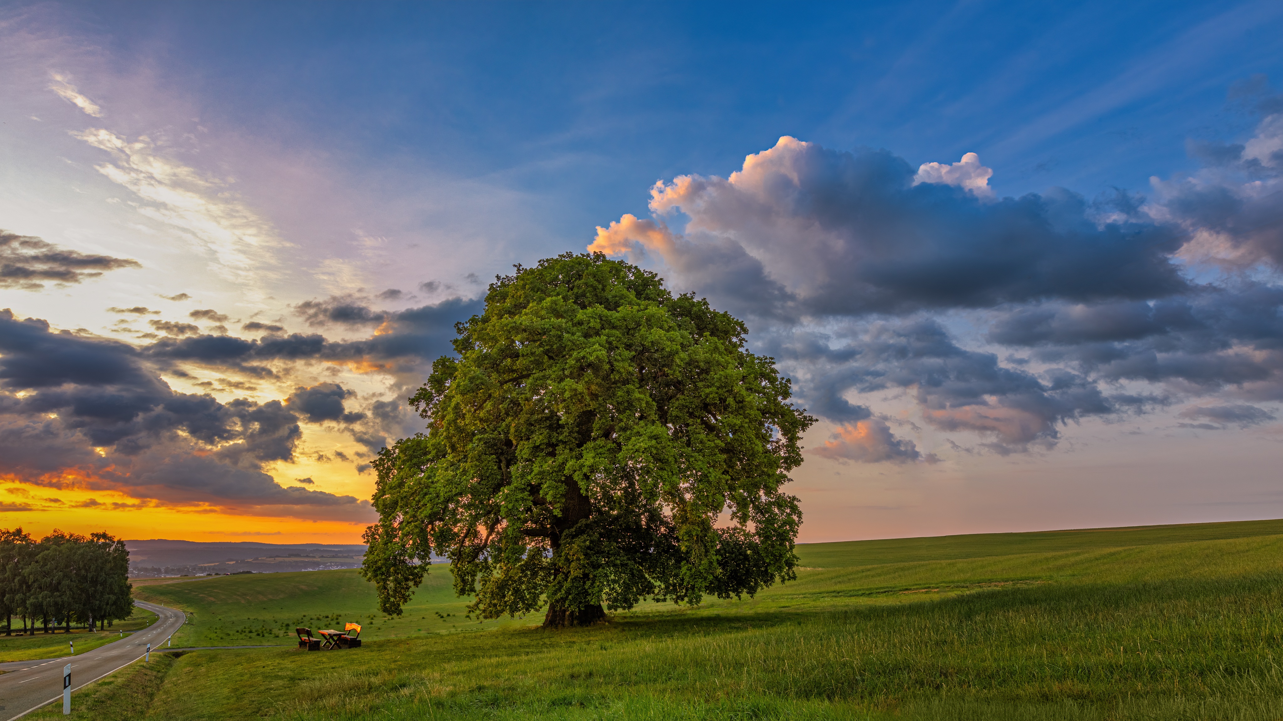 Photo Nature Sky Grasslands Sunrises