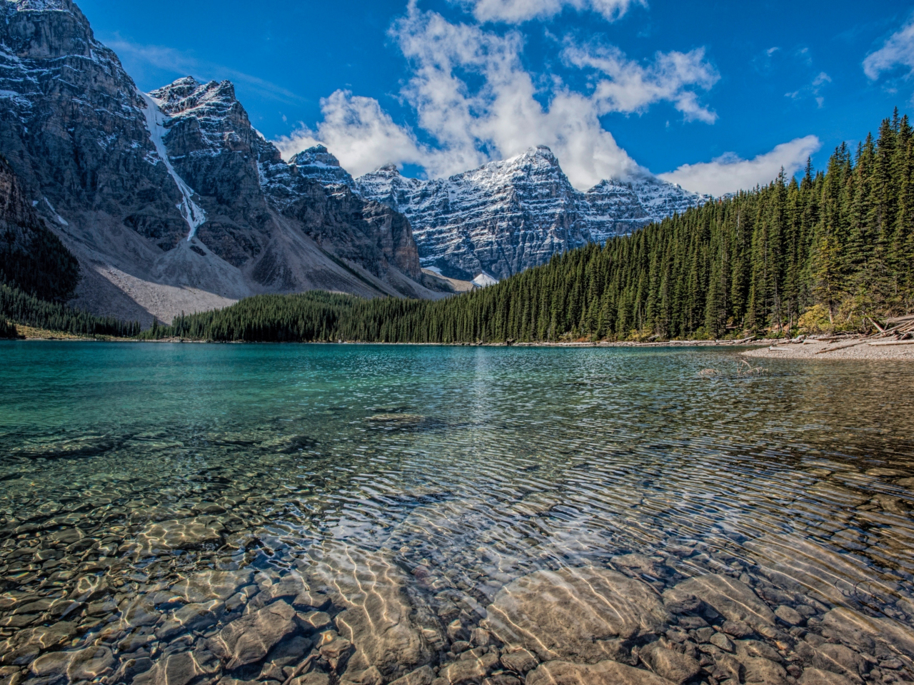 Download wallpaper 1280x960 clean lake