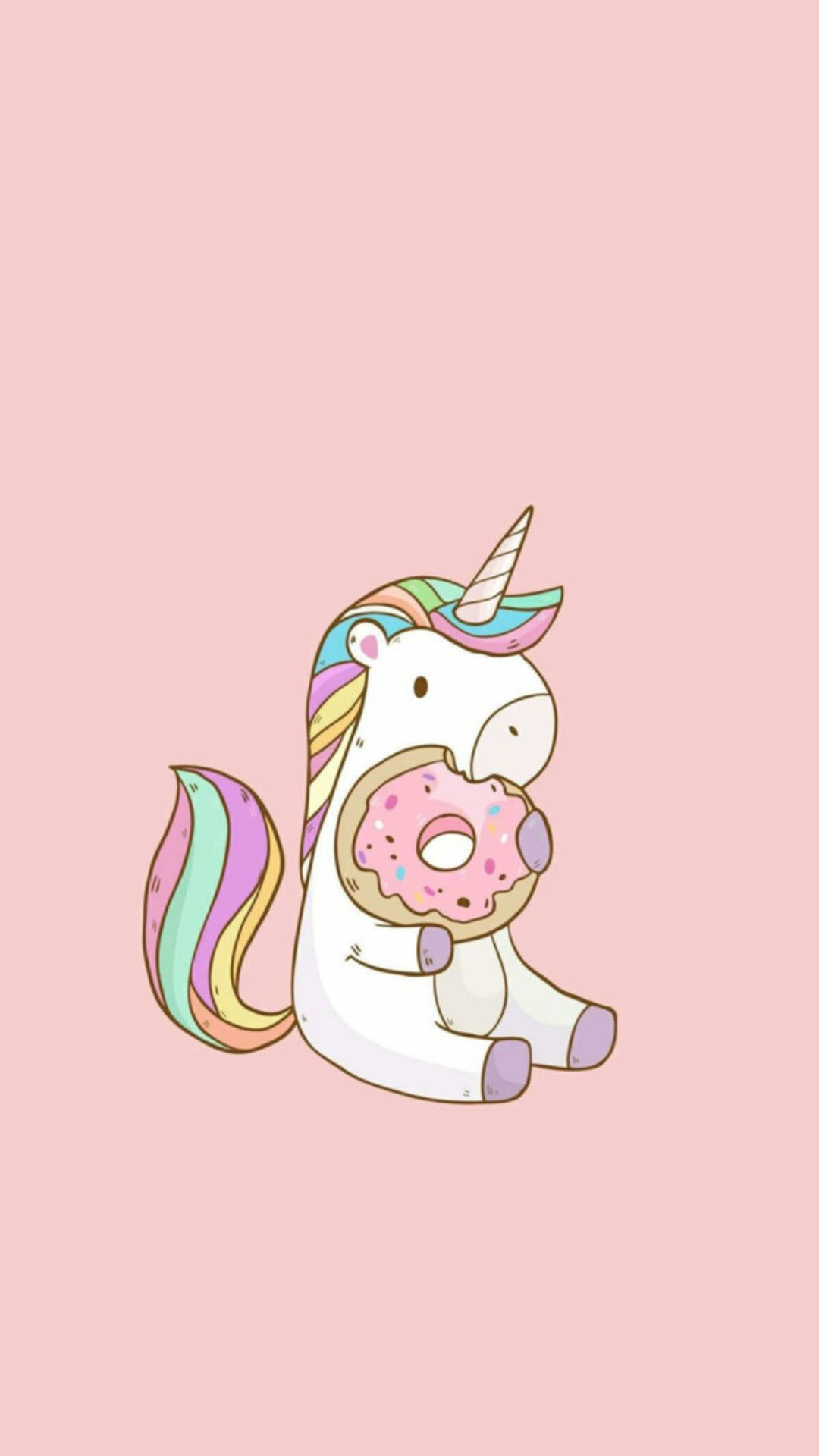 Doughnut Kawaii iPad Wallpaper