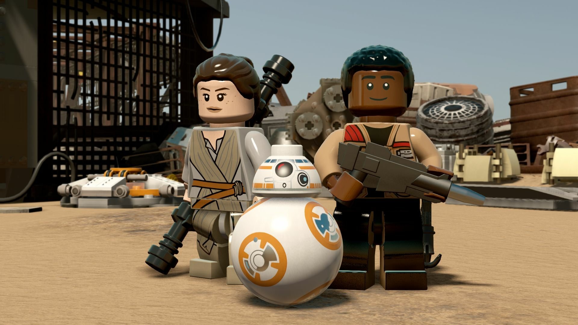 LEGO Star Wars Heroes Rey, Finn, and BB