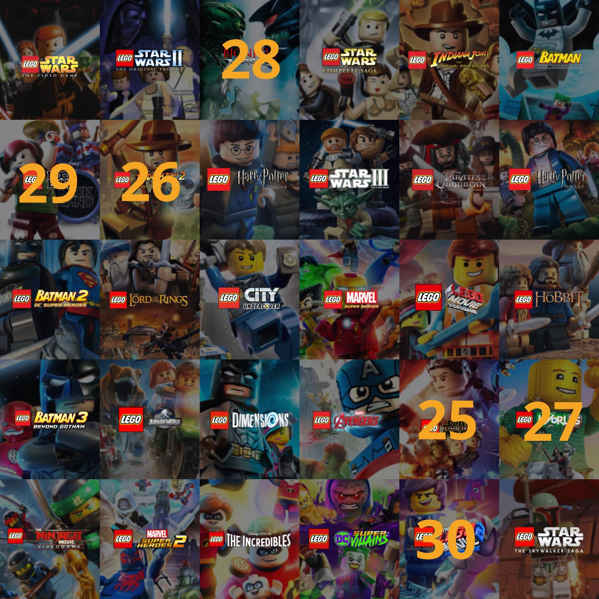 LEGO Indiana Jones 2 and LEGO Star Wars