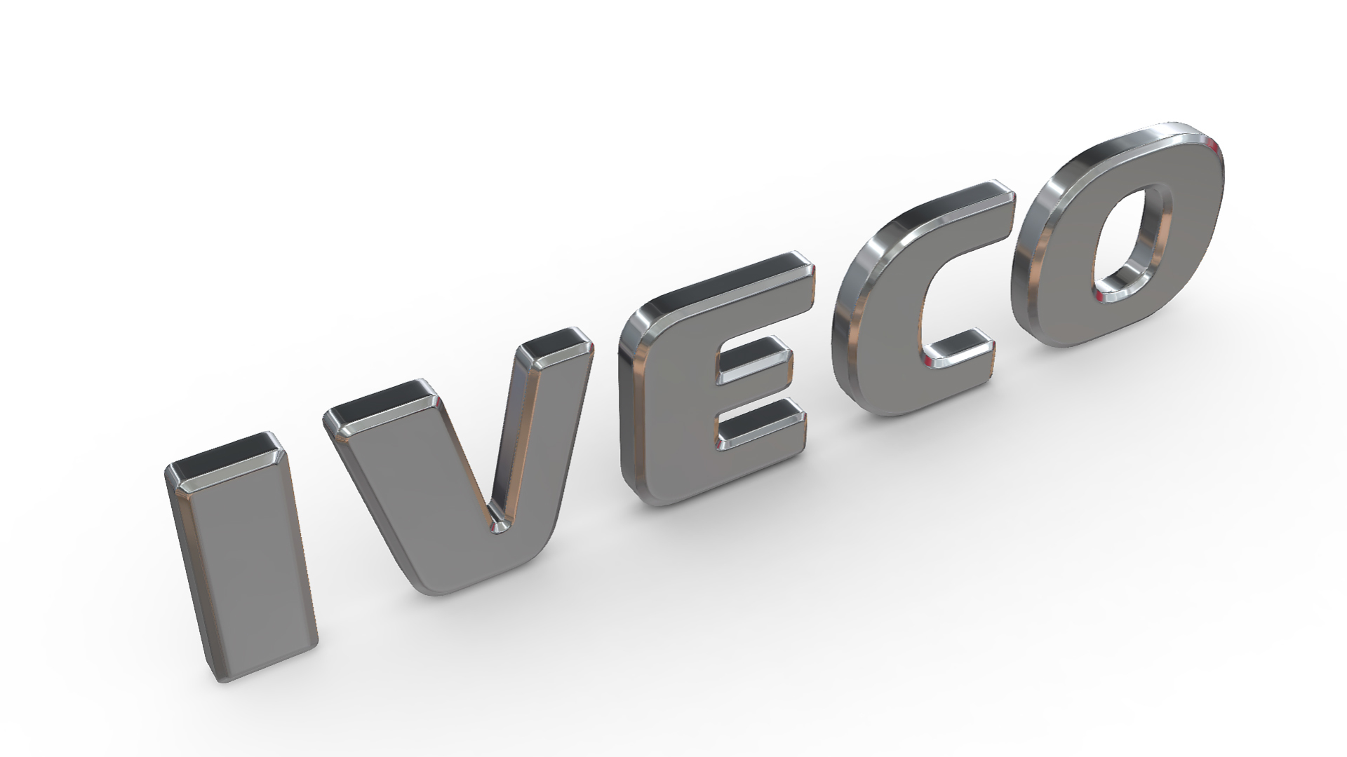 STL file iveco logo