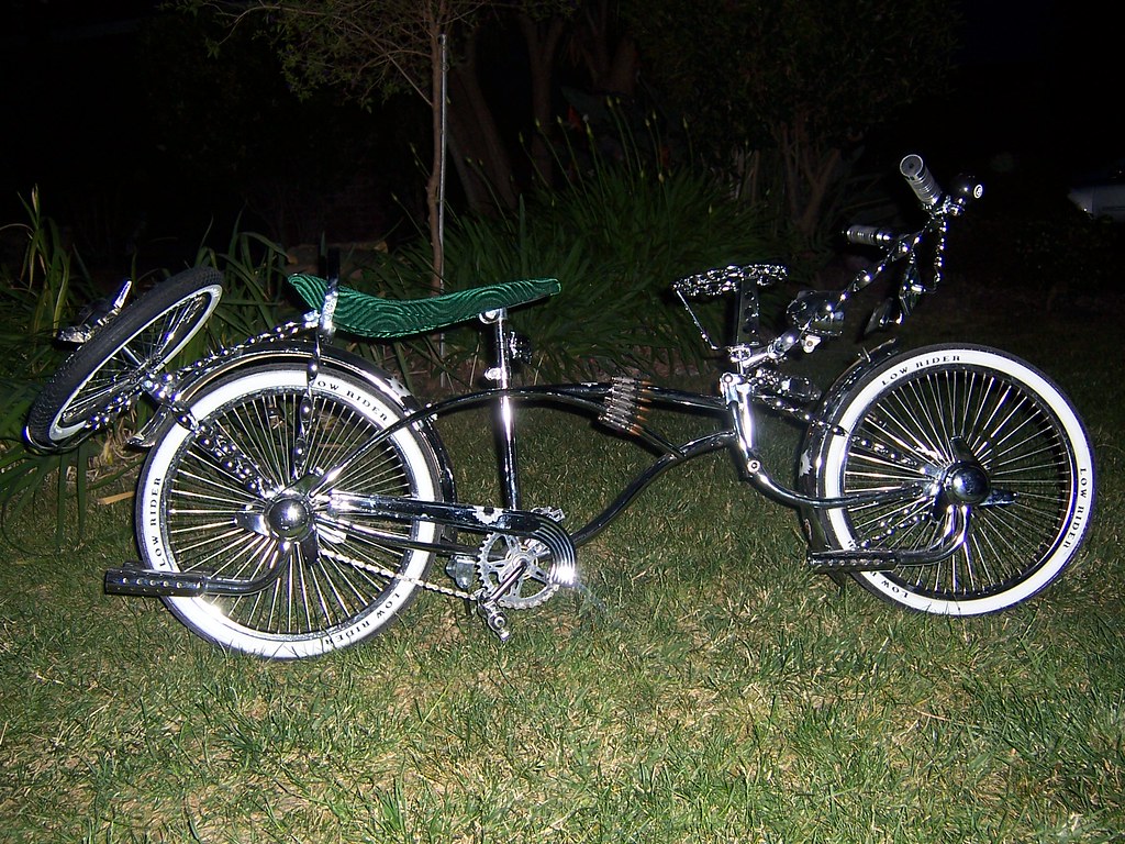 Chrome lowrider bike. My lowrider