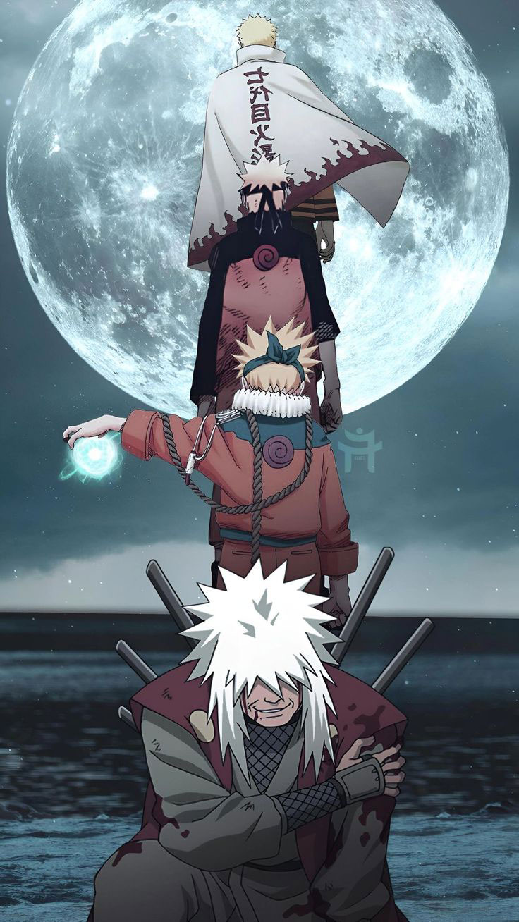 Naruto and Jiraiya Epic 4k Wallpaper