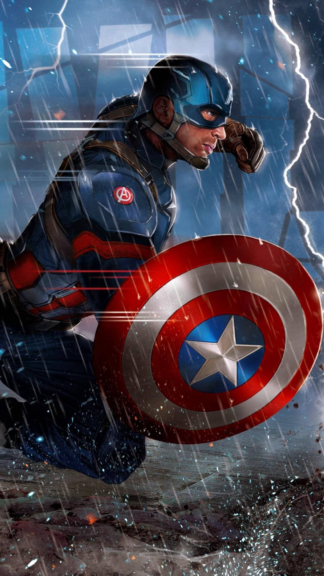 Captain America iPhone Background