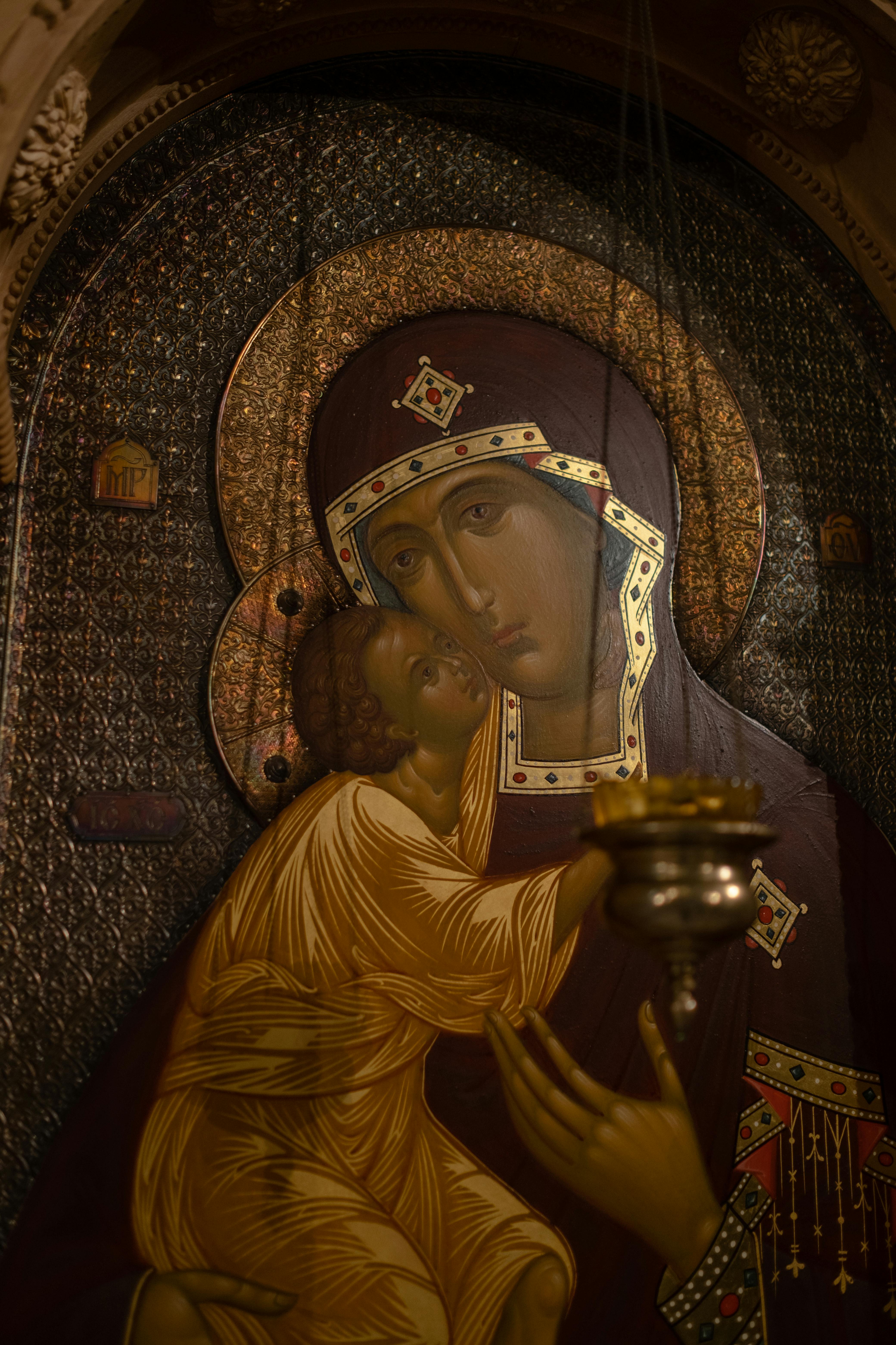 Orthodox Icon Depicting Virgin Mary