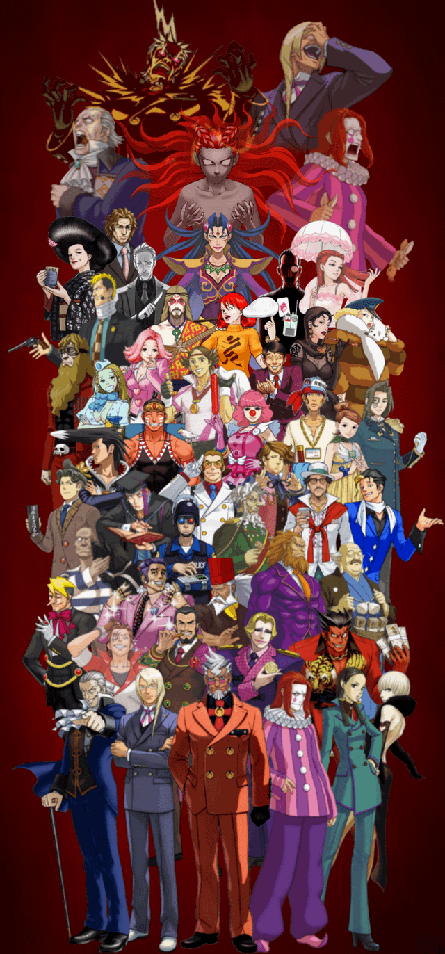 Ace Attorney Culprits Wallpaper I Made