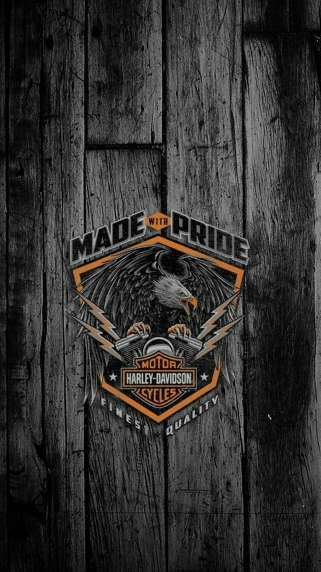 Download Gray Wood Harley Davidson