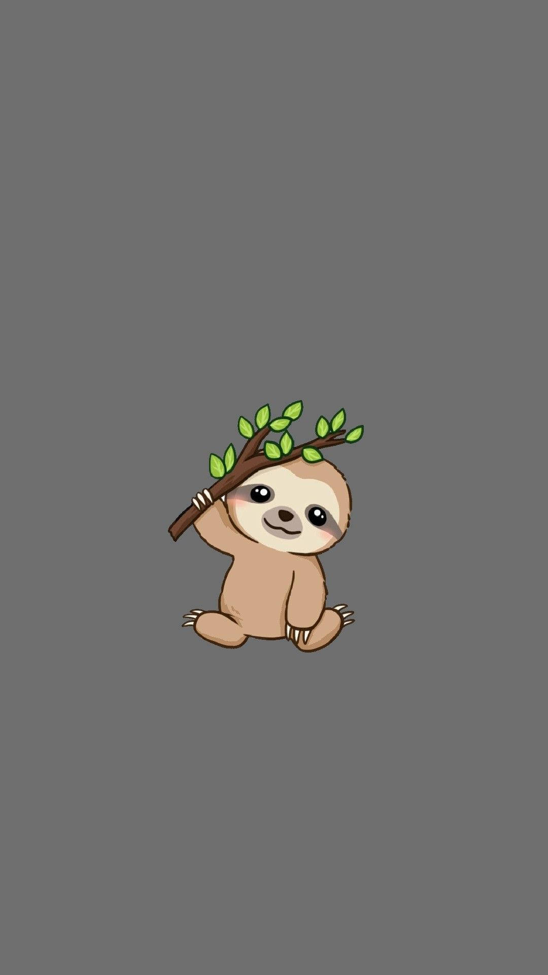 Download free Baby Sloth With A Branch