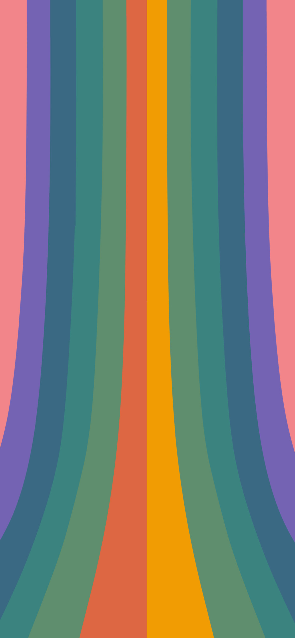 Hippie Rainbow Lines Wallpaper