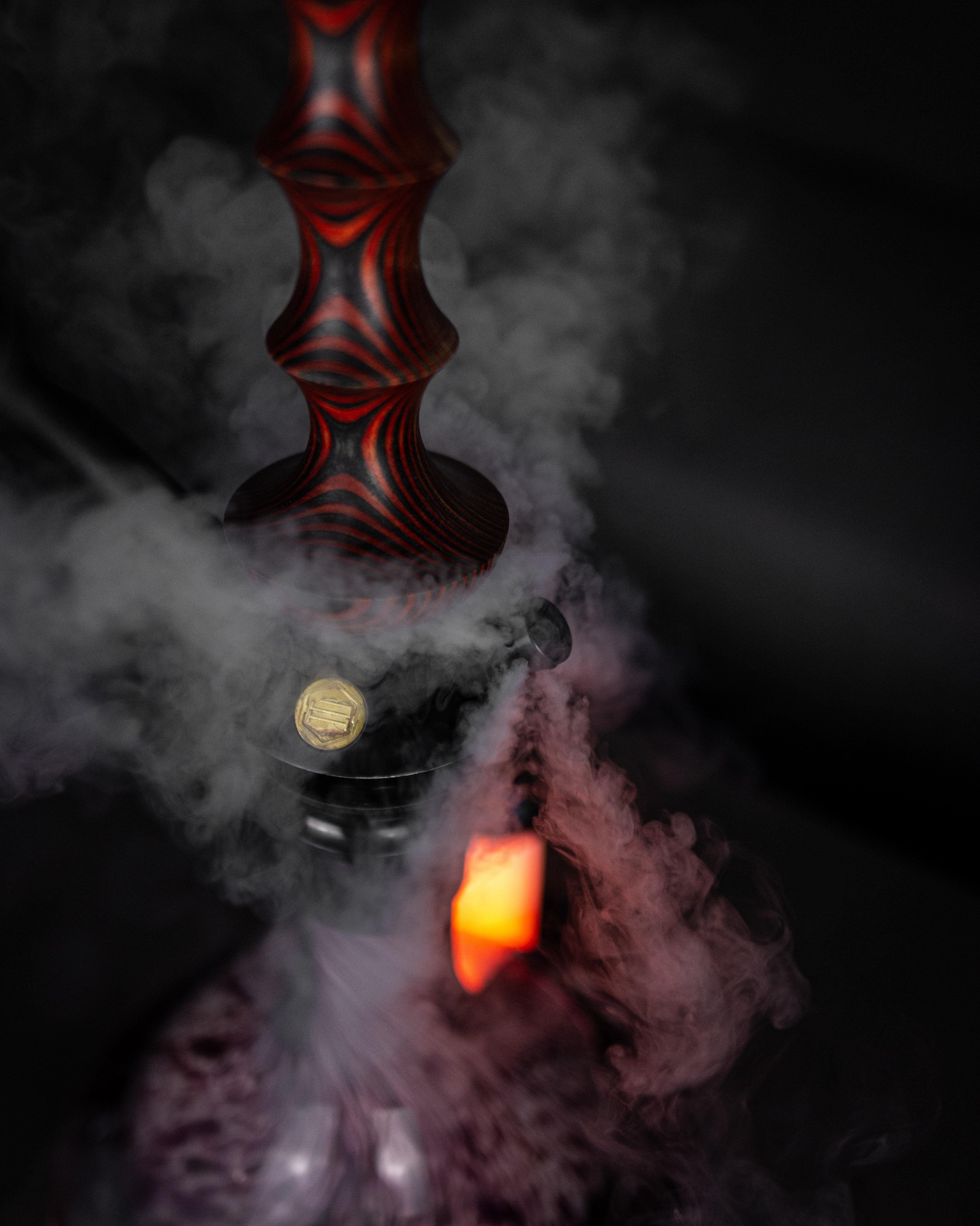 Japona Hookah Shuriken Red Black