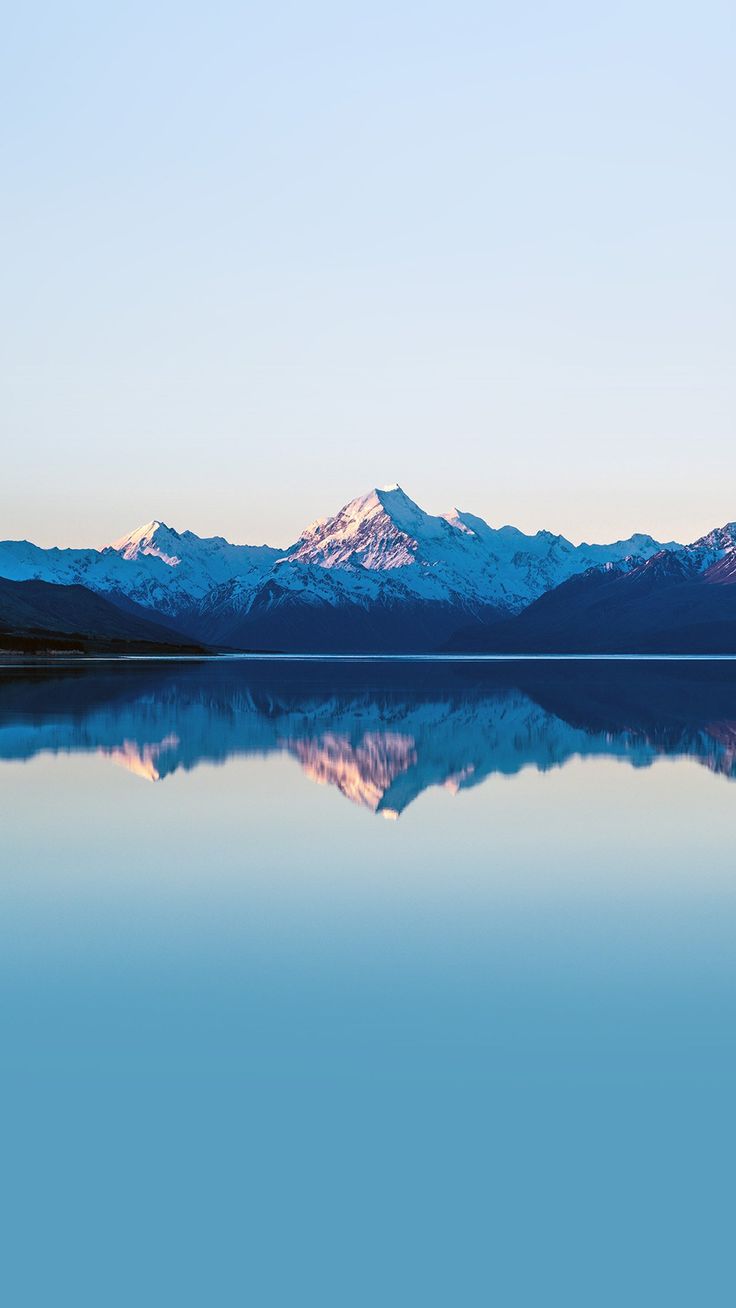 Mountain Lake Beautiful Nature Blue Sky