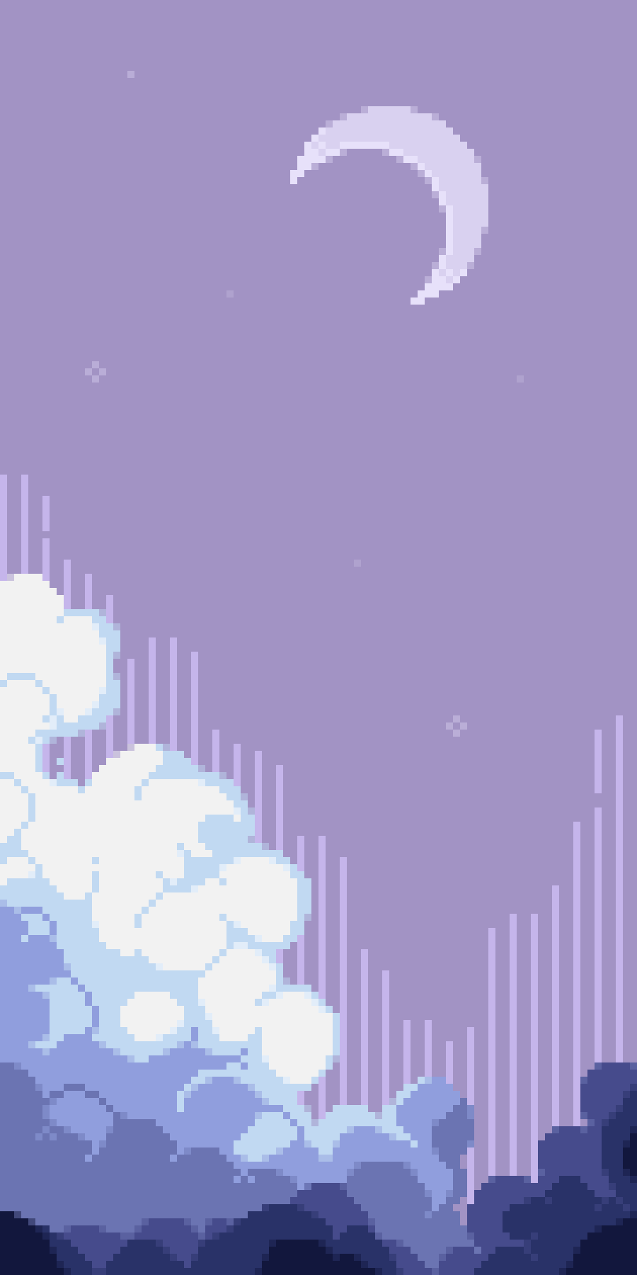 Created some cozy pixel wallpaper