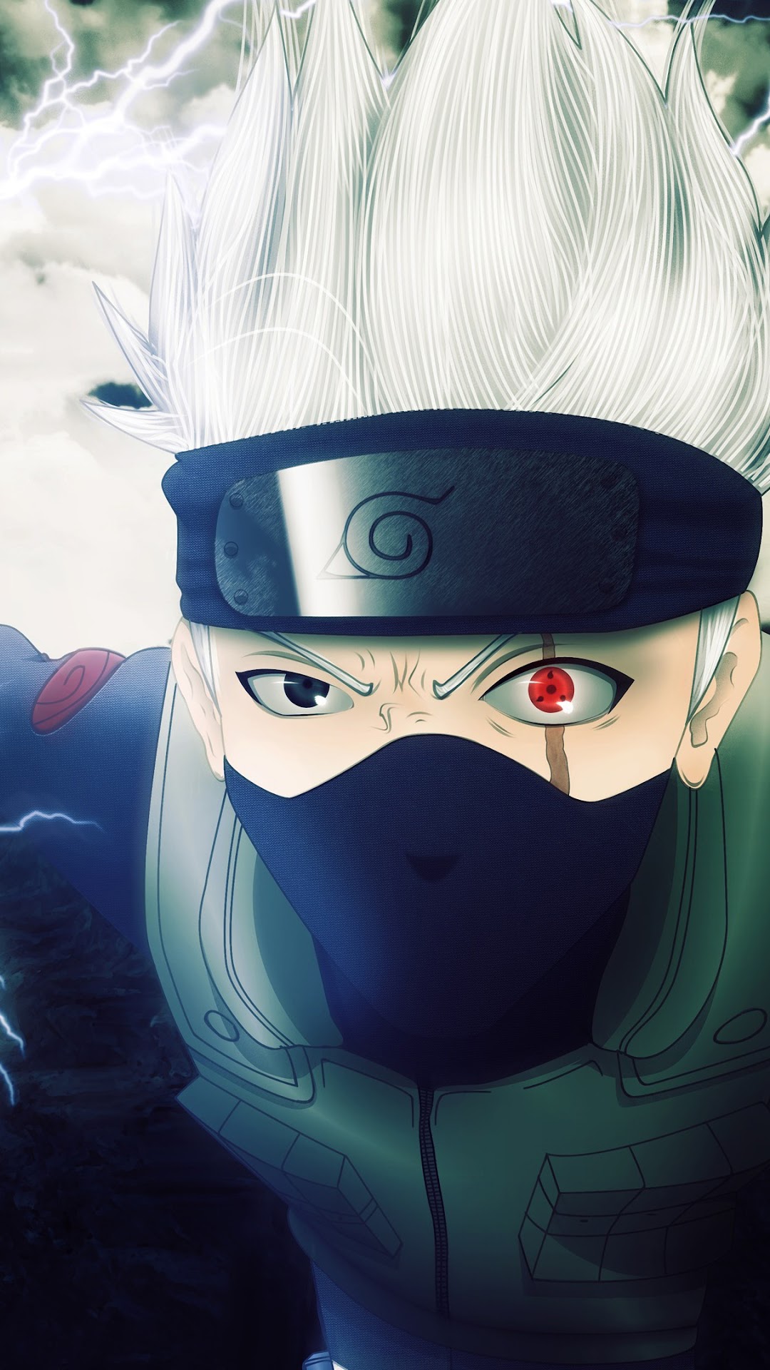 Kakashi Hatake Sharingan 4K Wallpaper
