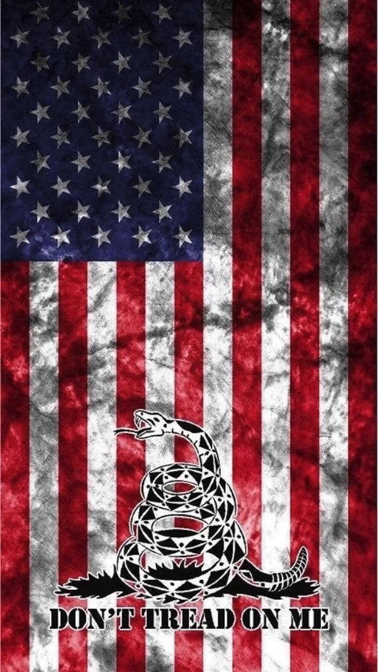 Dirty Flag Of America iPhone Wallpaper