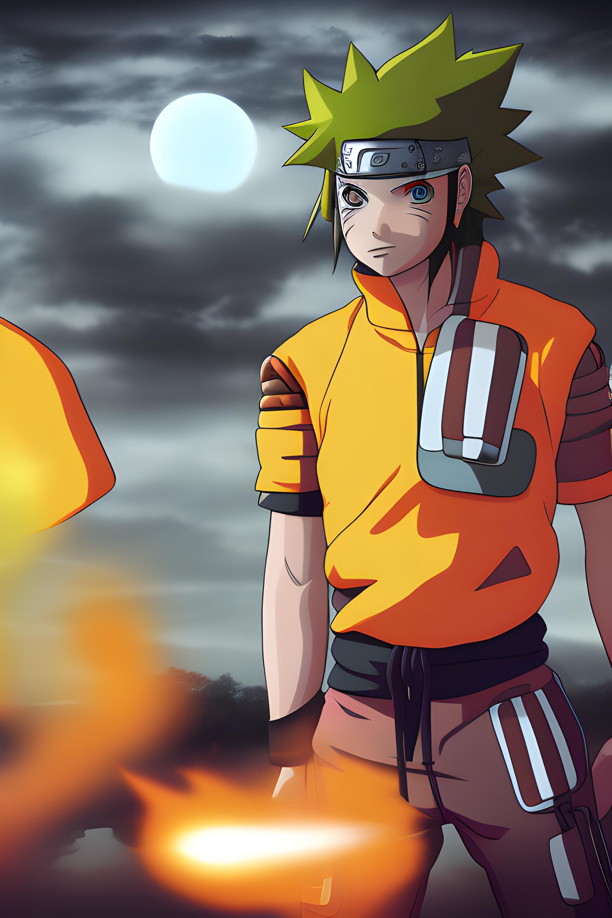 Bgmi in theme of naruto