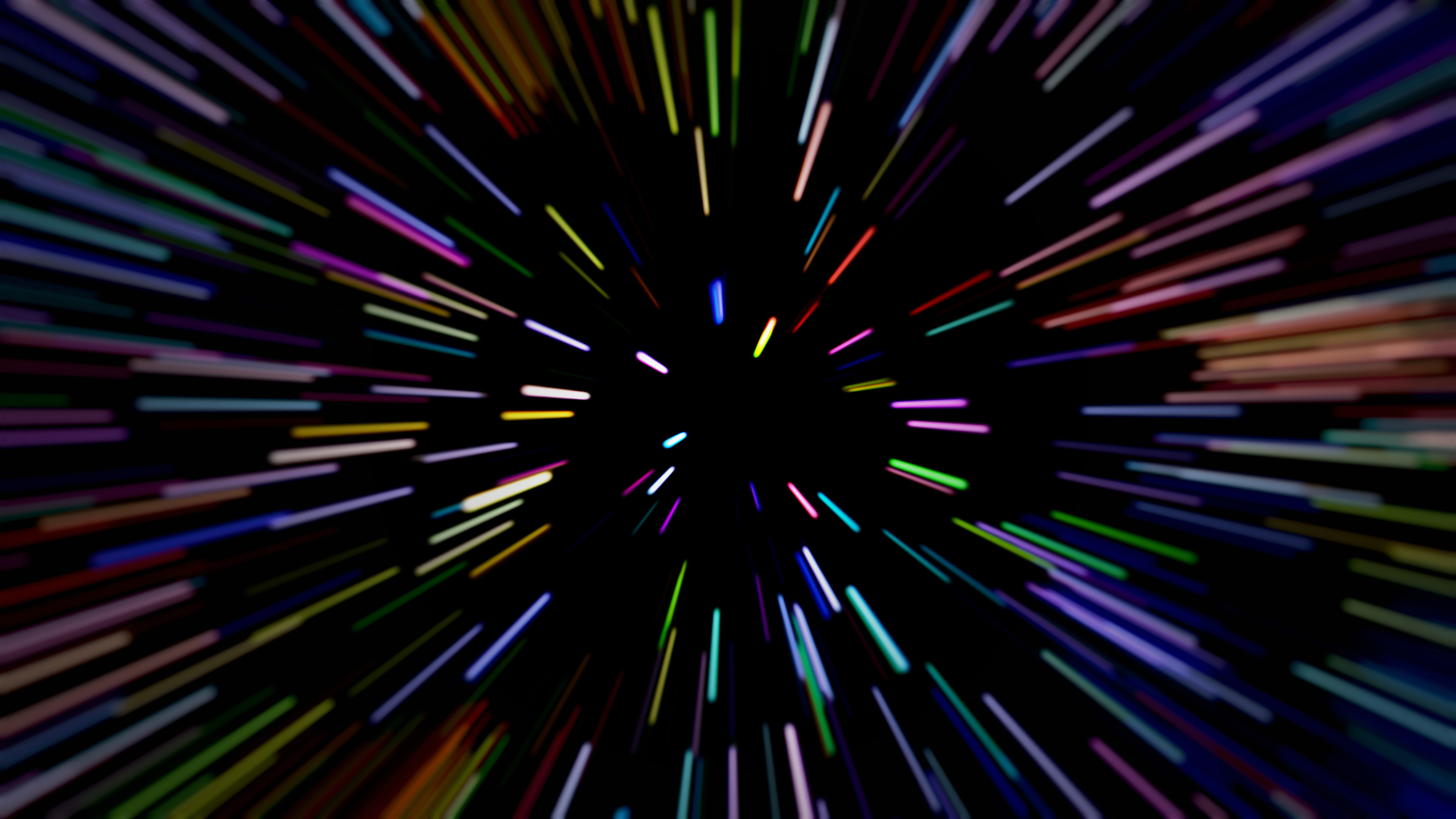 Light Speed Wallpaper 4K, Space Warp