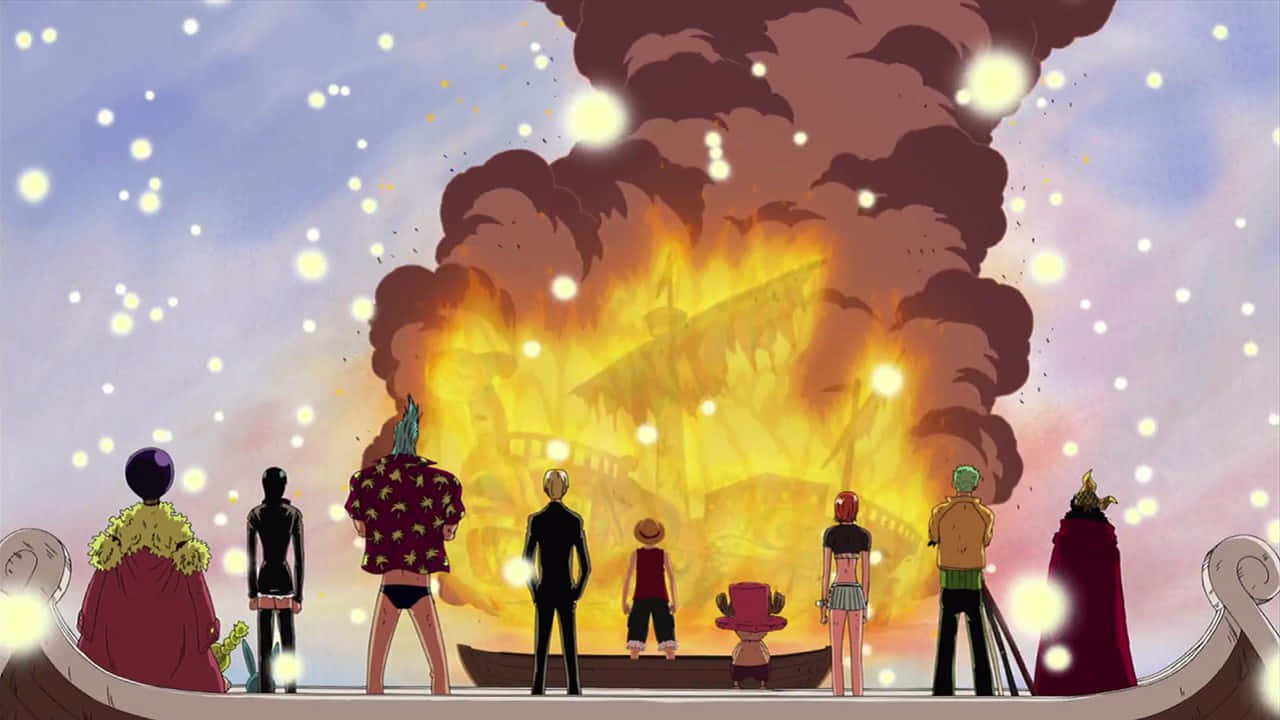 Action Packed Enies Lobby. Wallpaper