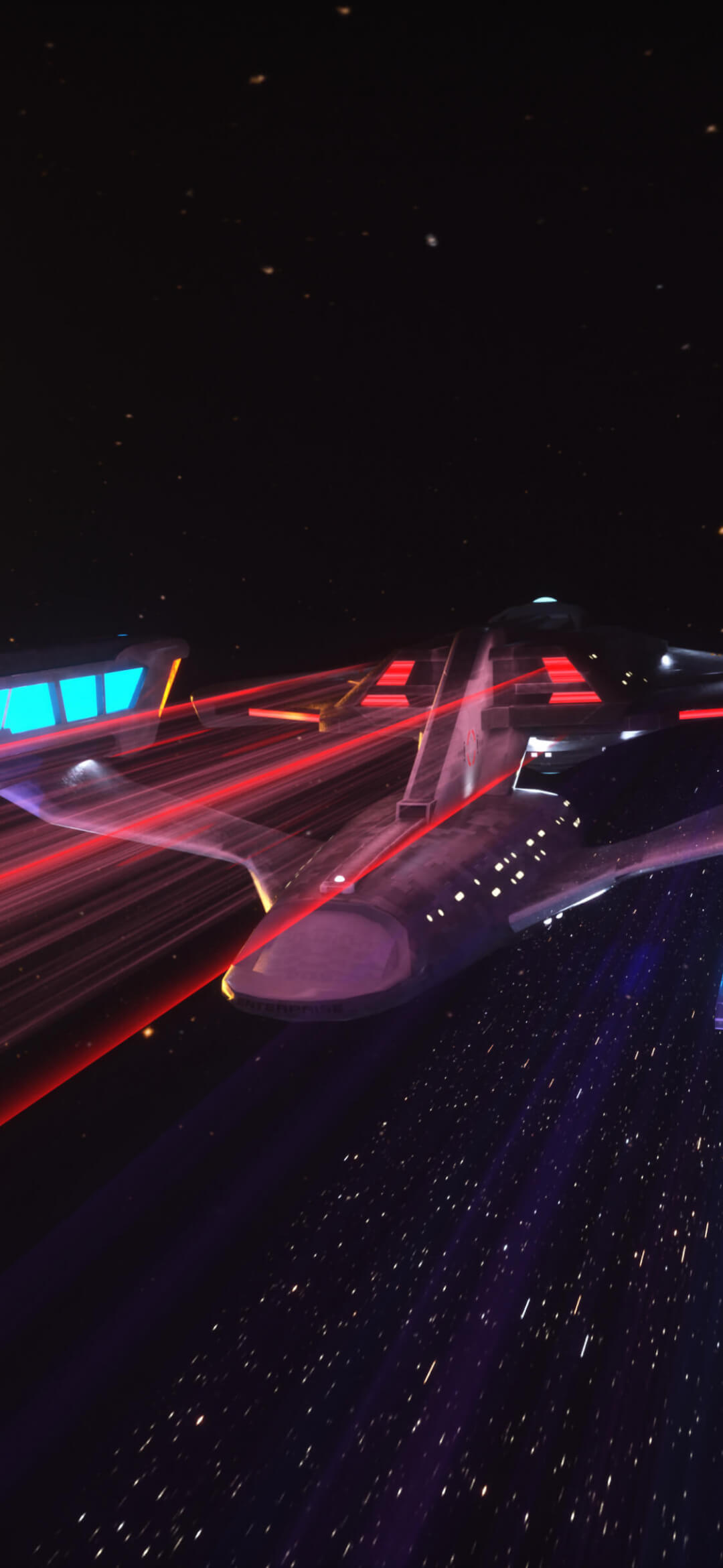 Warp Speed 3D Wallpaper