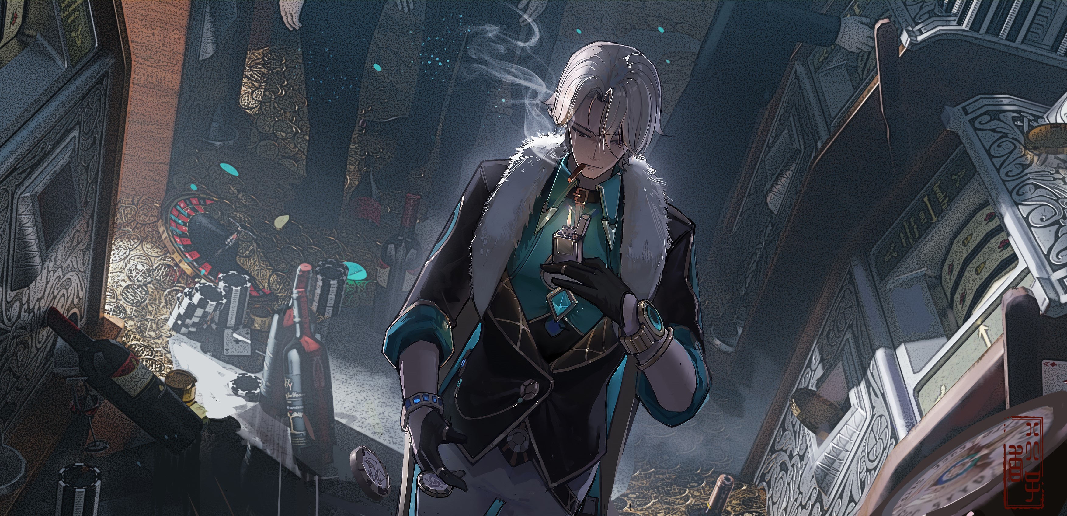 Aventurine (Honkai: Star Rail) Wallpaper