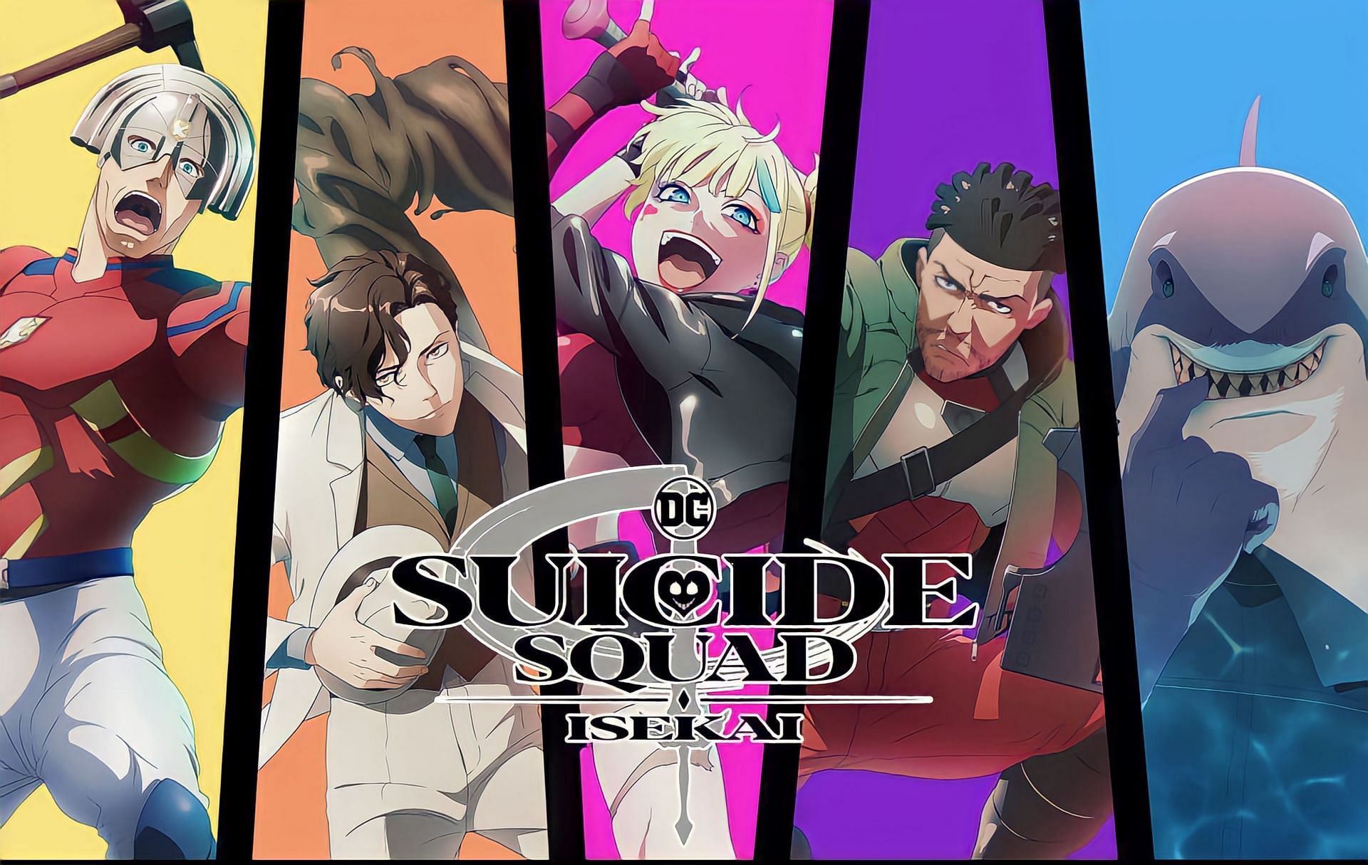 Suicide Squad anime main cast and where