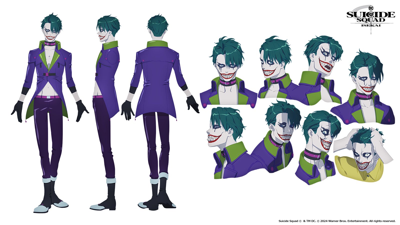 Suicide Squad Isekai Characters design