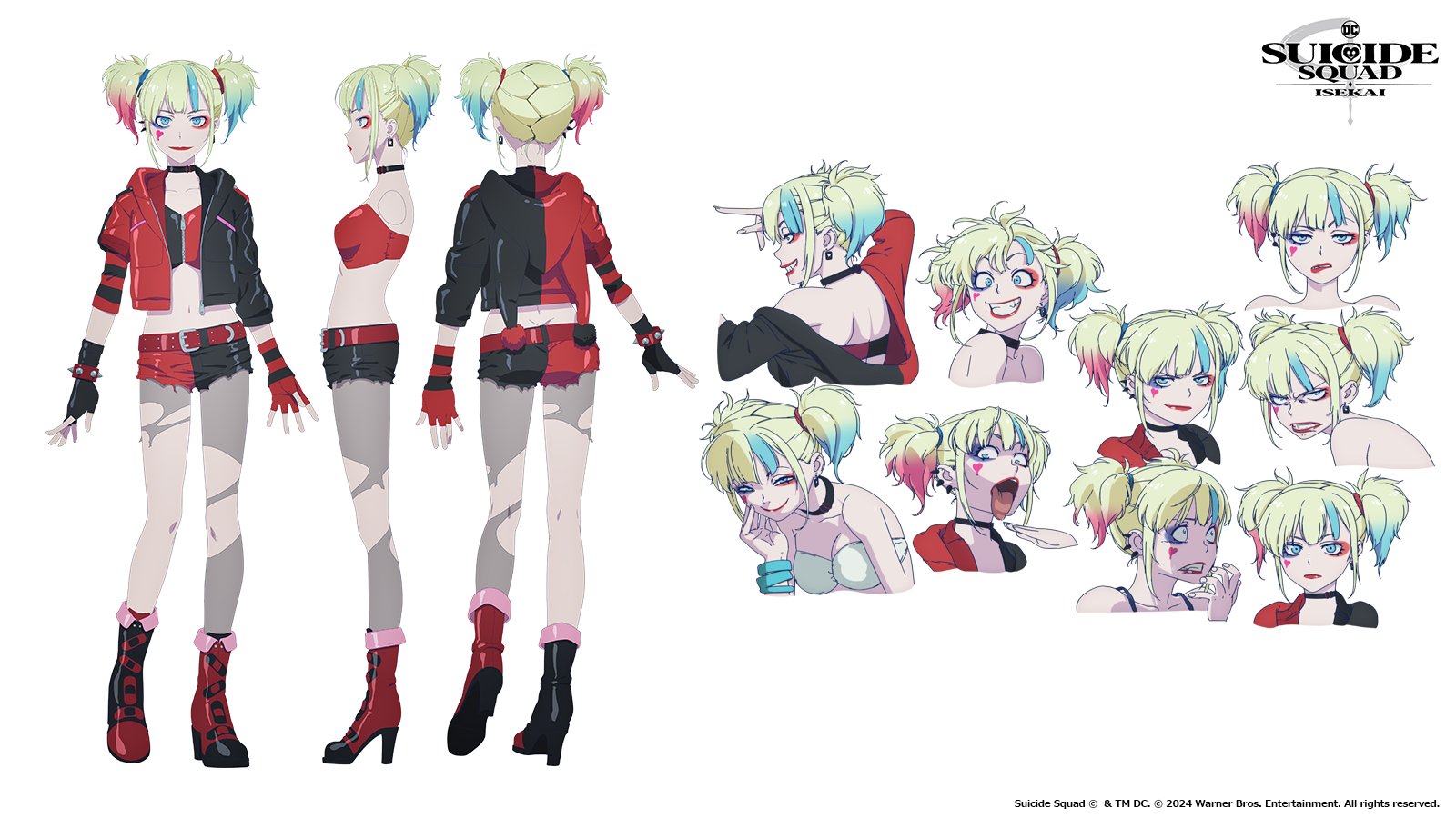 Suicide Squad Isekai Characters design