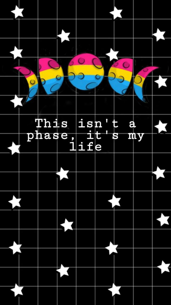 Pansexual moon phases Wallpaper