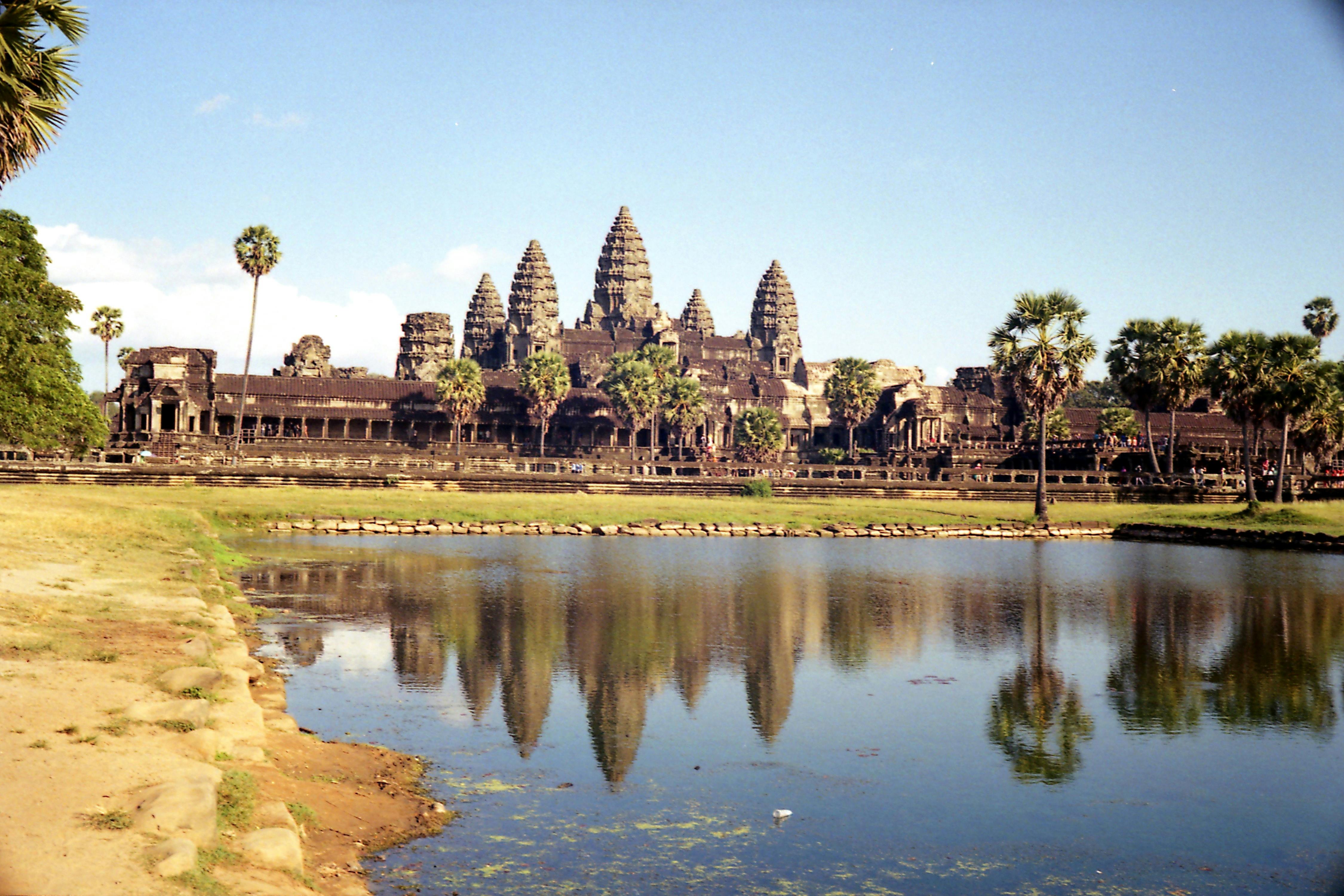Angkor Wat Under Blue Sky · Free Stock