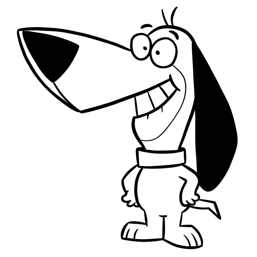 Doggie Daddy Drawings easy