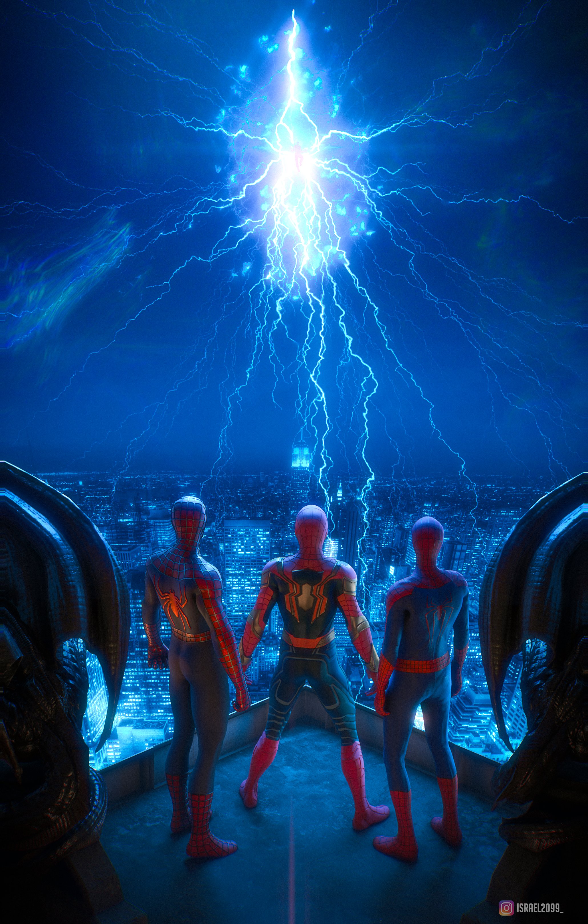 Spider Verse Electro Wallpaper