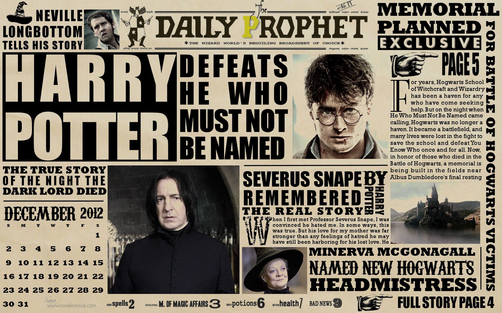 The Daily Prophet, the next day., r