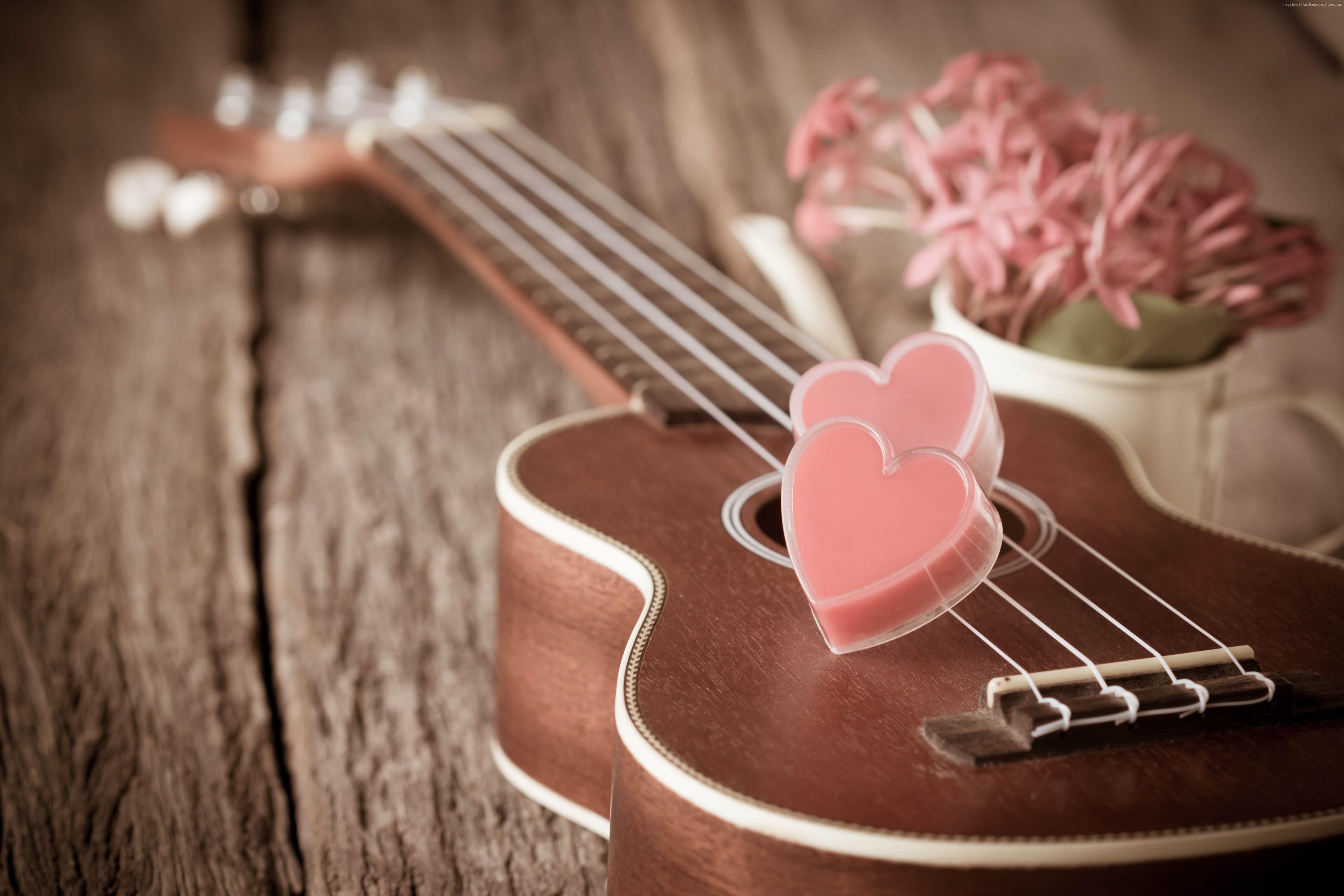 Romantic, Flowers, Heart, Love