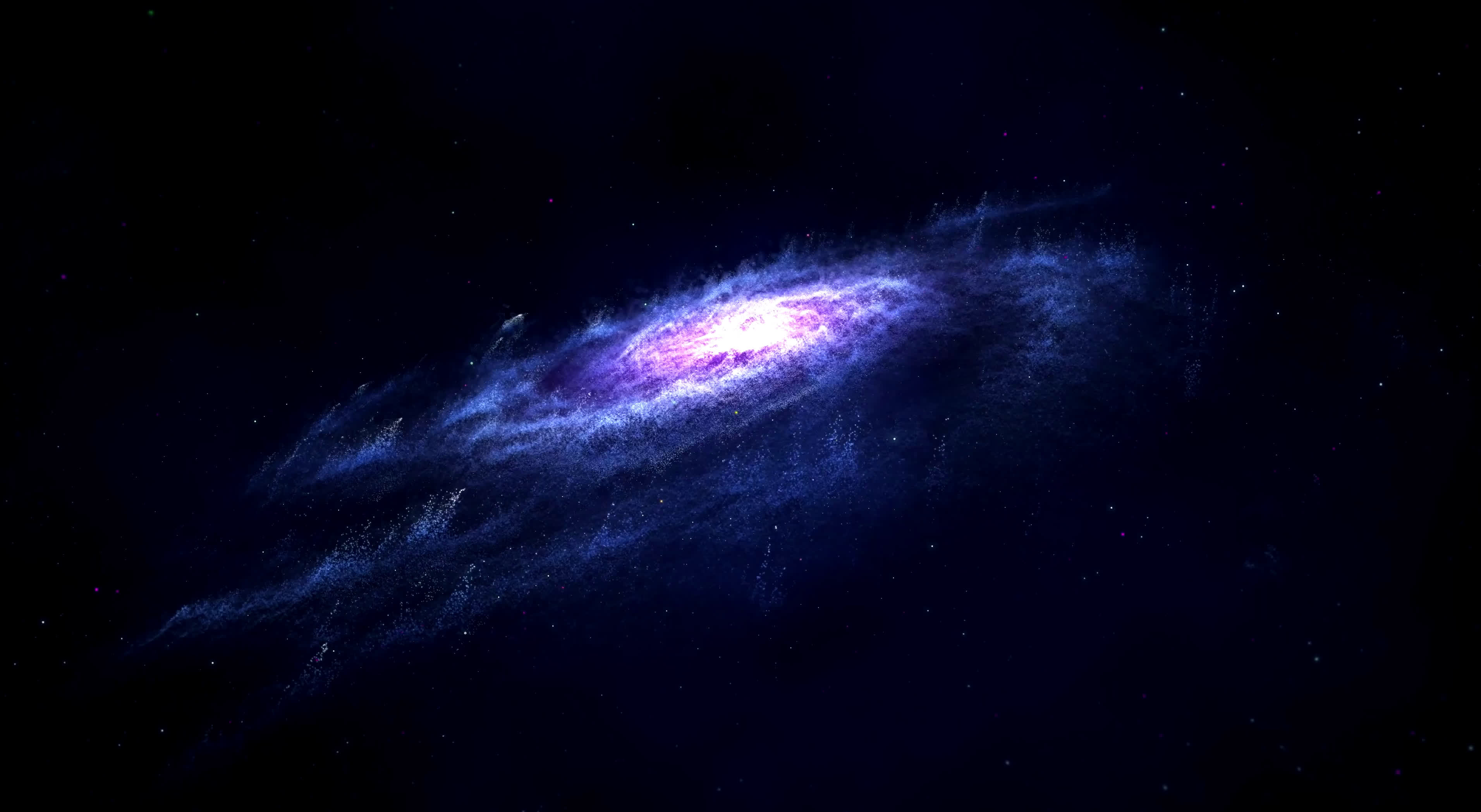 Watch 4k Galaxy Nebula Animation Live