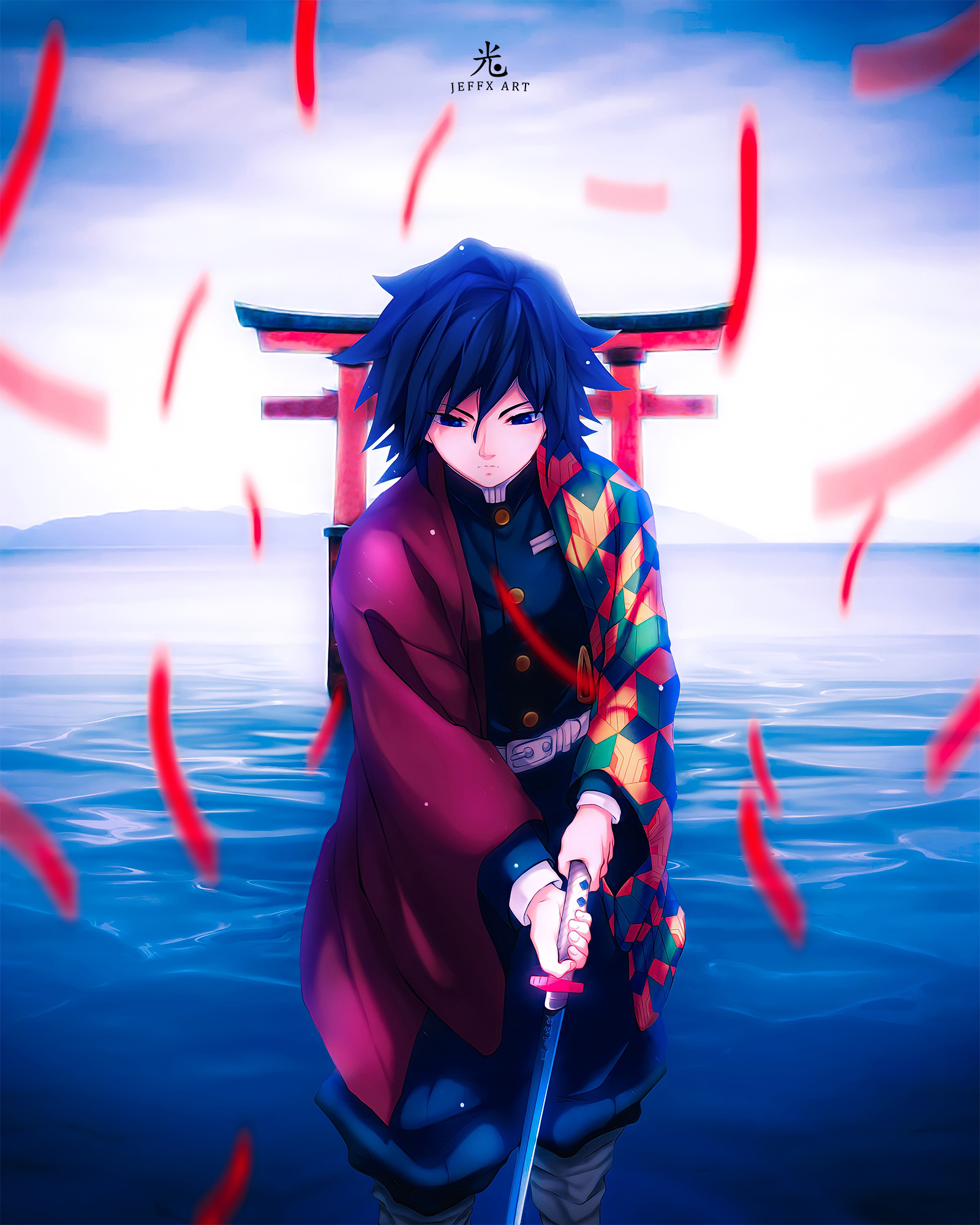 Giyuu Tomioka (DPAU). Kimetsu no Yaiba