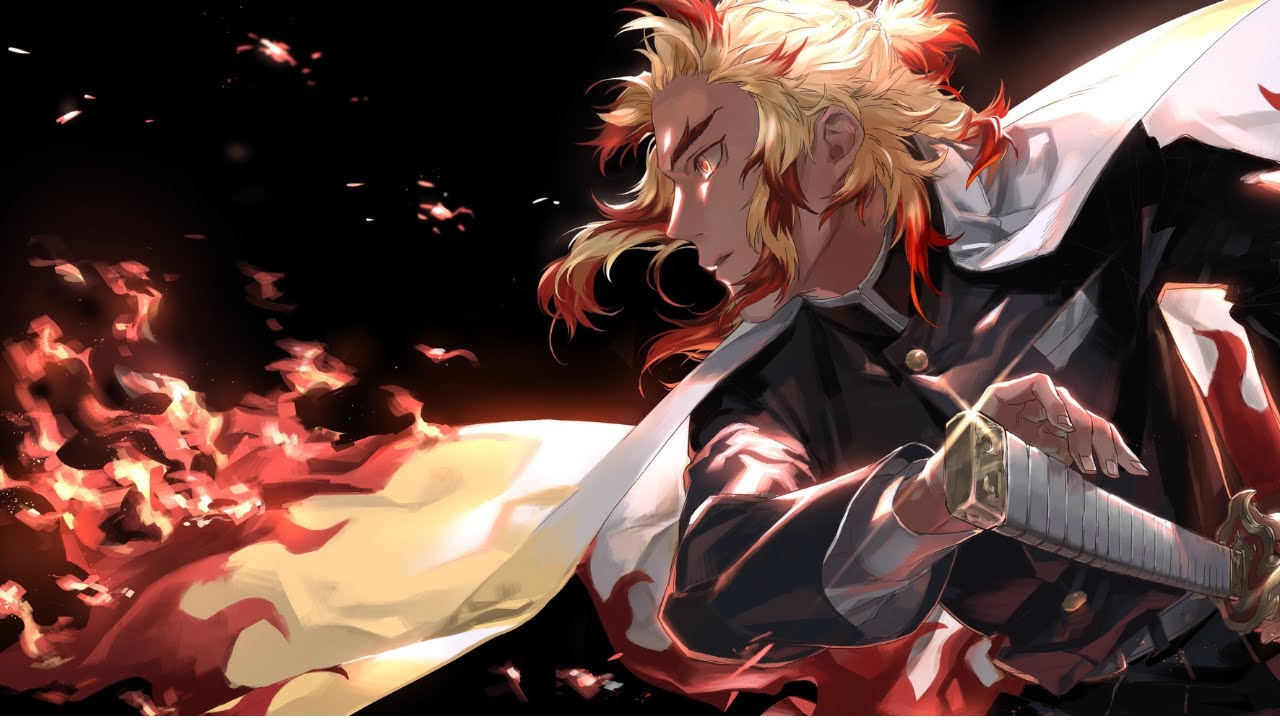 Rengoku vs Akaza full fight 4k 60FPS